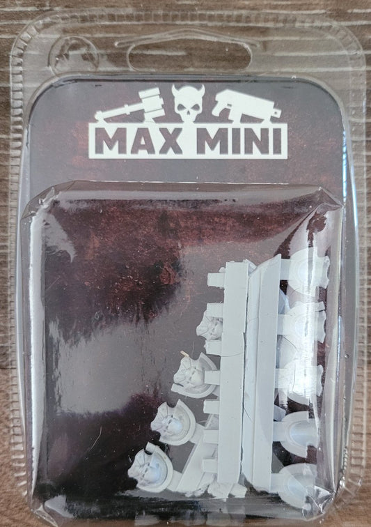MaxMini Greyskull Shoulder Pads (10) (*See Per Order Flat Rate Shipping)