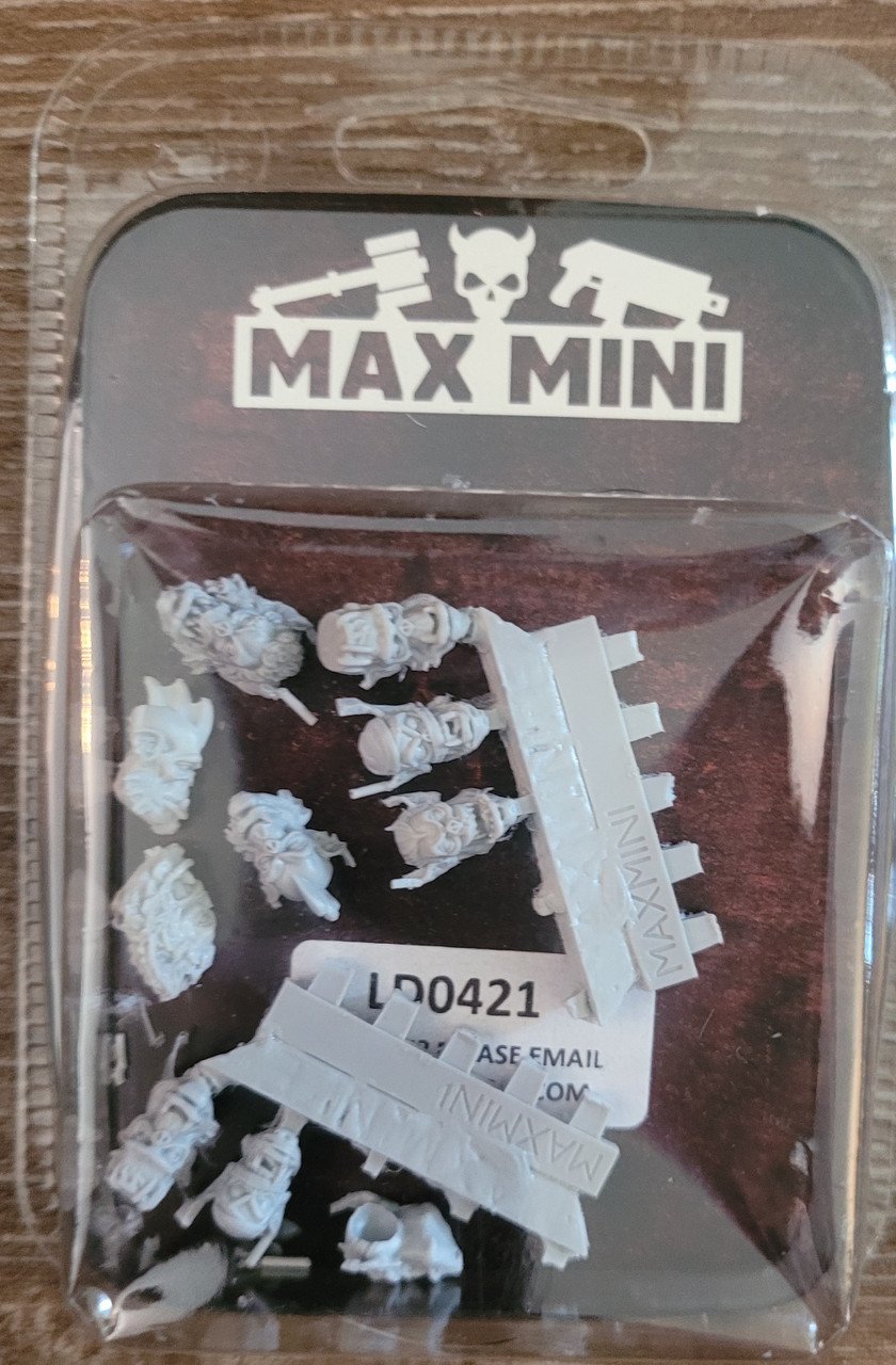 MaxMini Monster Orcs Heads (10) (*See Per Order Flat Rate Shipping)