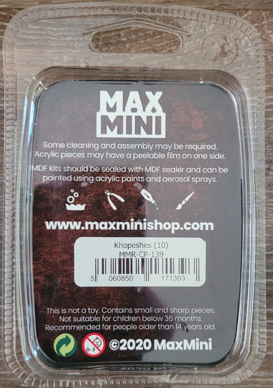 MaxMini Khopeshes (10) (*See Per Order Flat Rate Shipping)