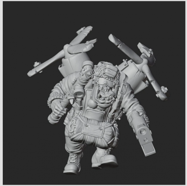 MaxMini Airborne Orcs (5) (*See Per Order Flat Rate Shipping)
