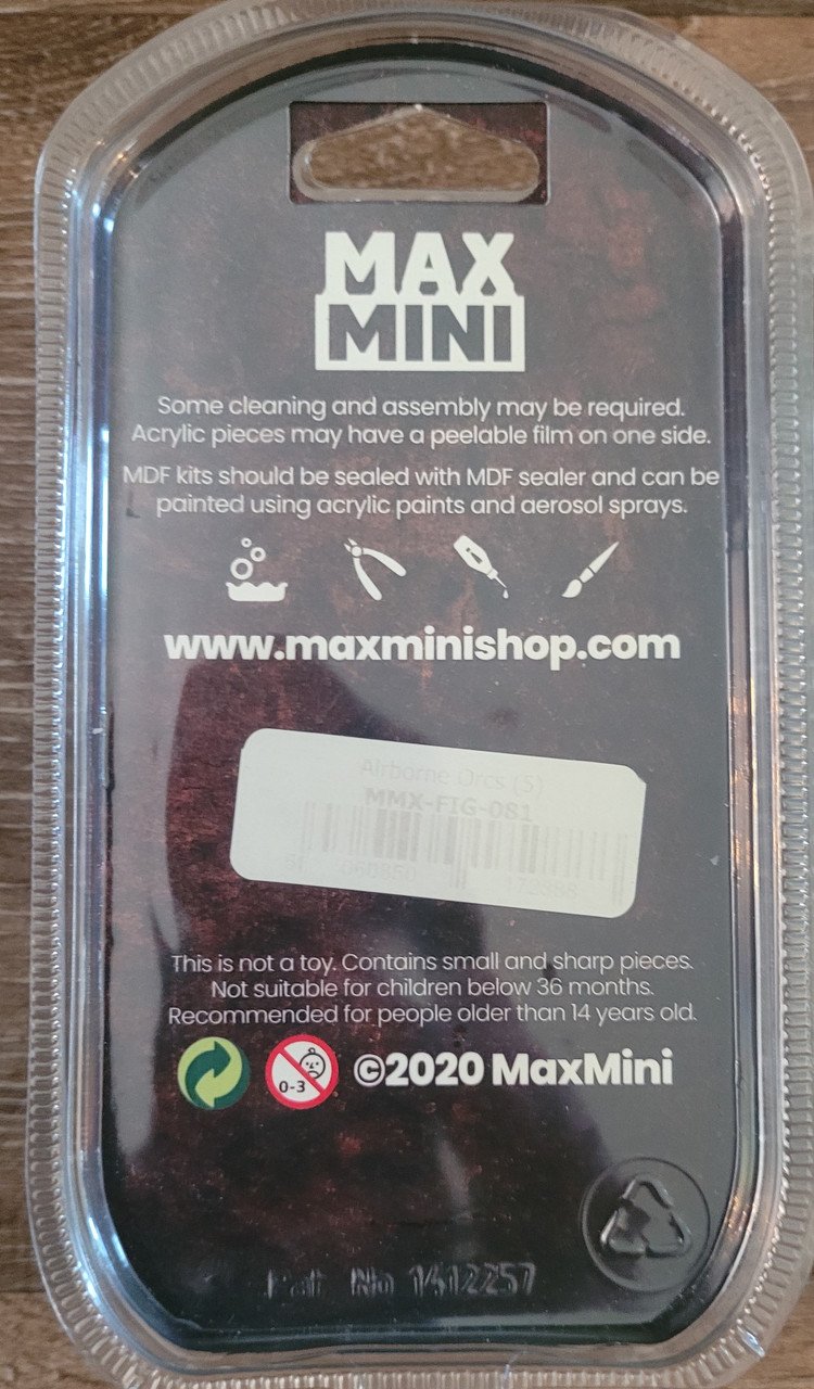 MaxMini Airborne Orcs (5) (*See Per Order Flat Rate Shipping)