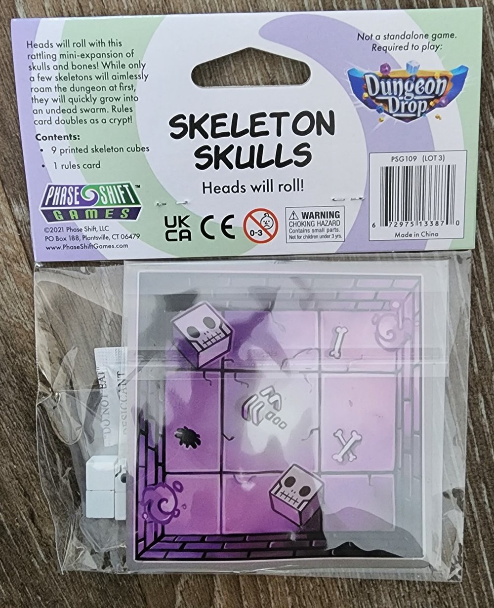 Dungeon Drop Skeleton Skulls (*See Per Order Flat Rate Shipping)