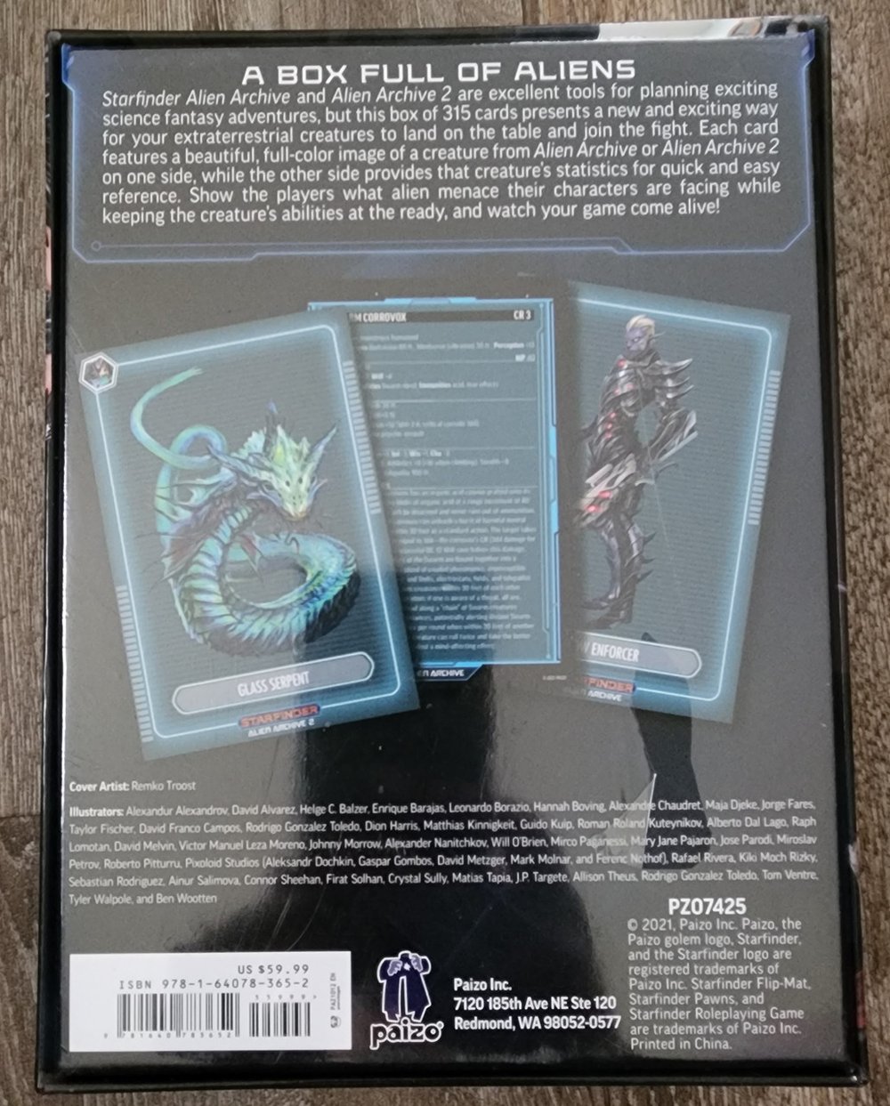 StarFinder RPG Alien Archive 1 & 2 Battle Cards (*See Per Order Flat Rate Shipping)