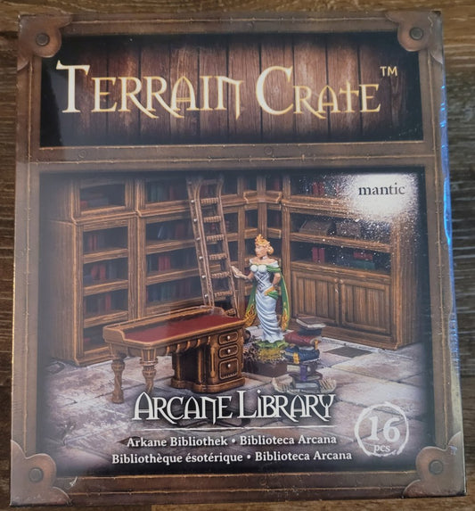 Terrain Crates Arcane Library Scenic (*See Per Order Flat Rate Shipping)