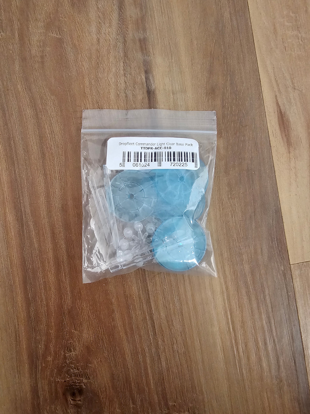 Dropfleet Commander Light Clear Base Pack (Bag) (*See Per Order Flat Rate Shipping)