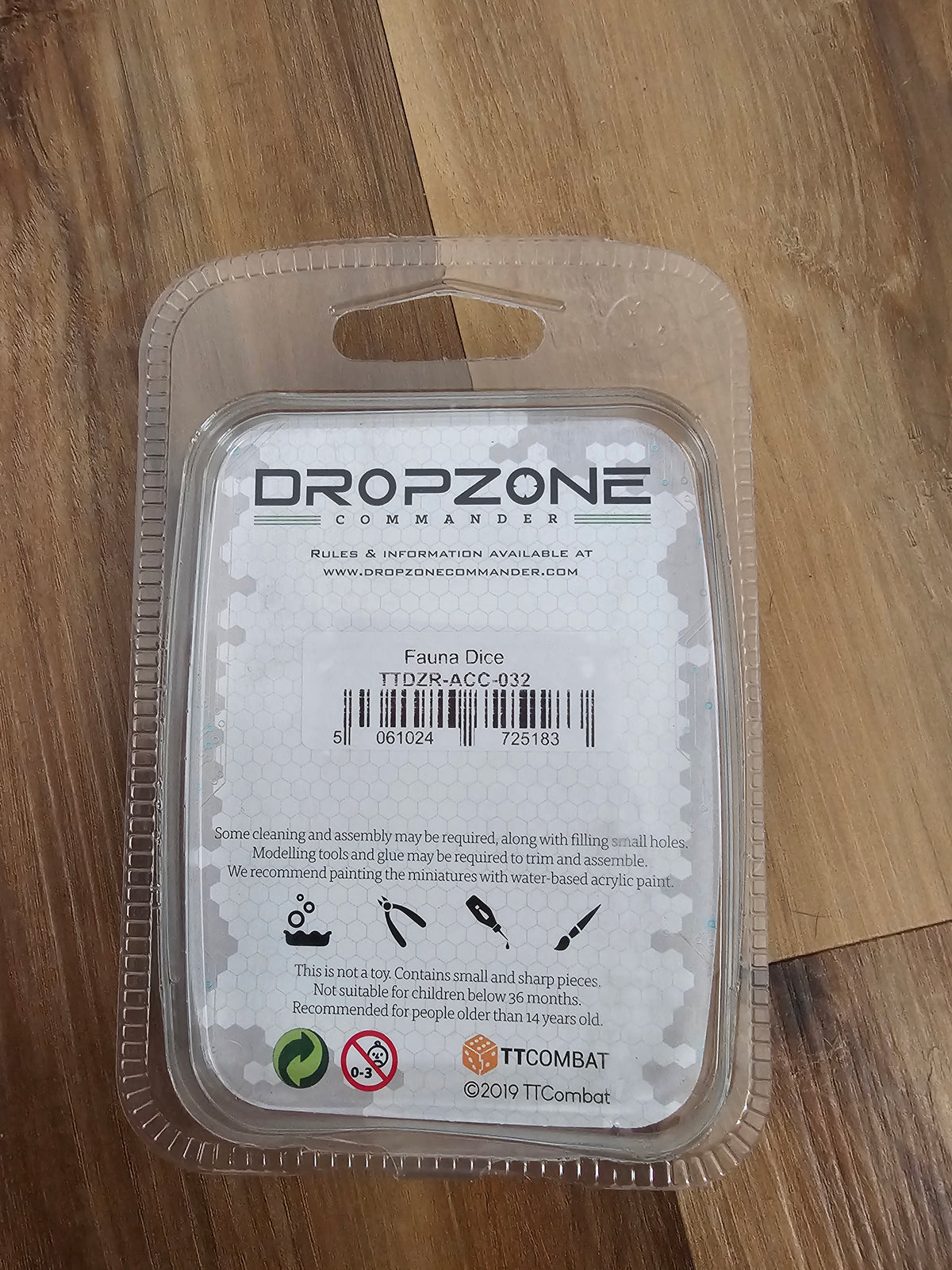DropZone Commander Fauna Dice (*See Per Order Flat Rate Shipping)