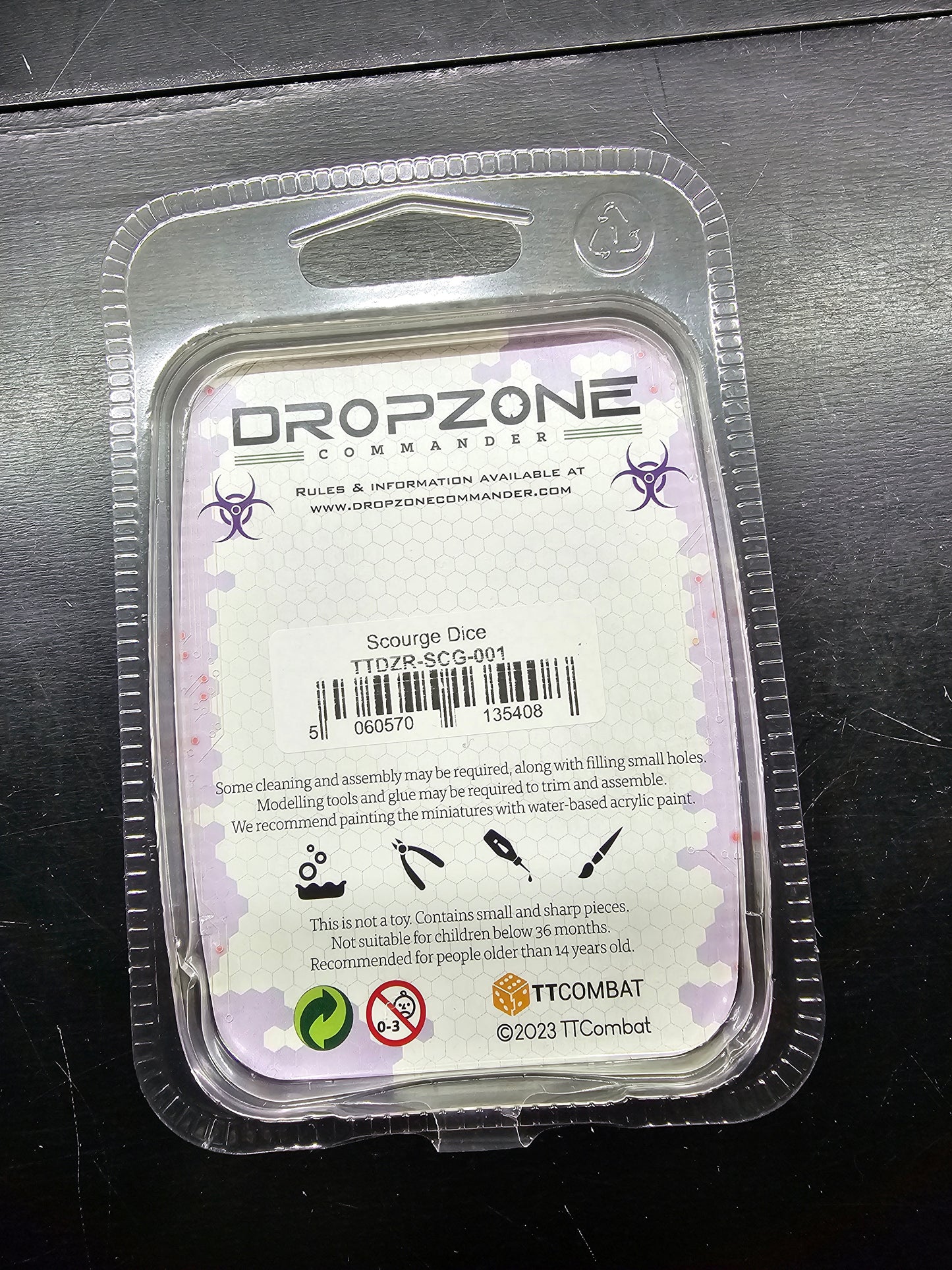 DropZone Commander Scourge Dice (*See Per Order Flat Rate Shipping)