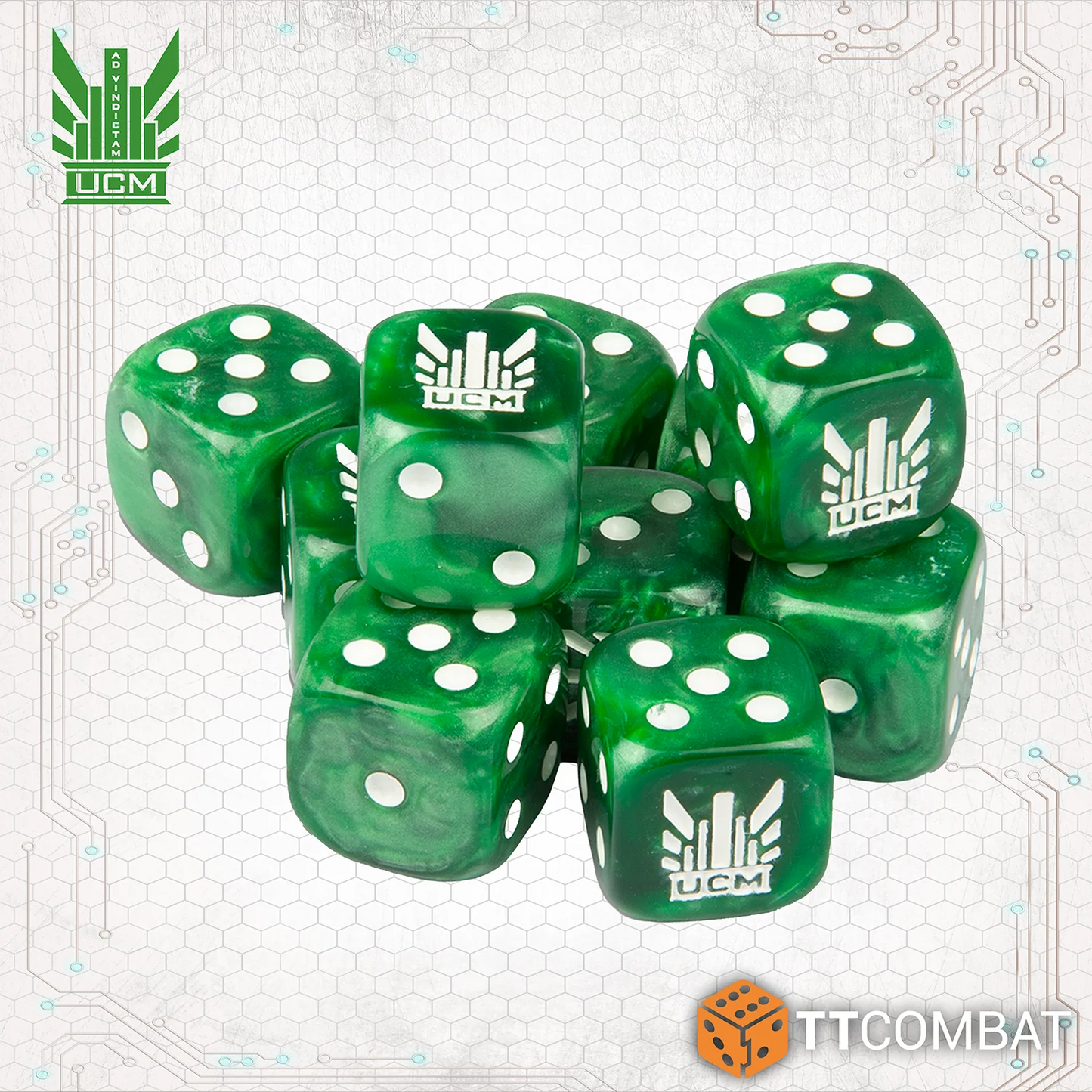 DropZone Commander UCM Dice (bag) (*See Per Order Flat Rate Shipping)