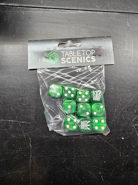 DropZone Commander UCM Dice (bag) (*See Per Order Flat Rate Shipping)