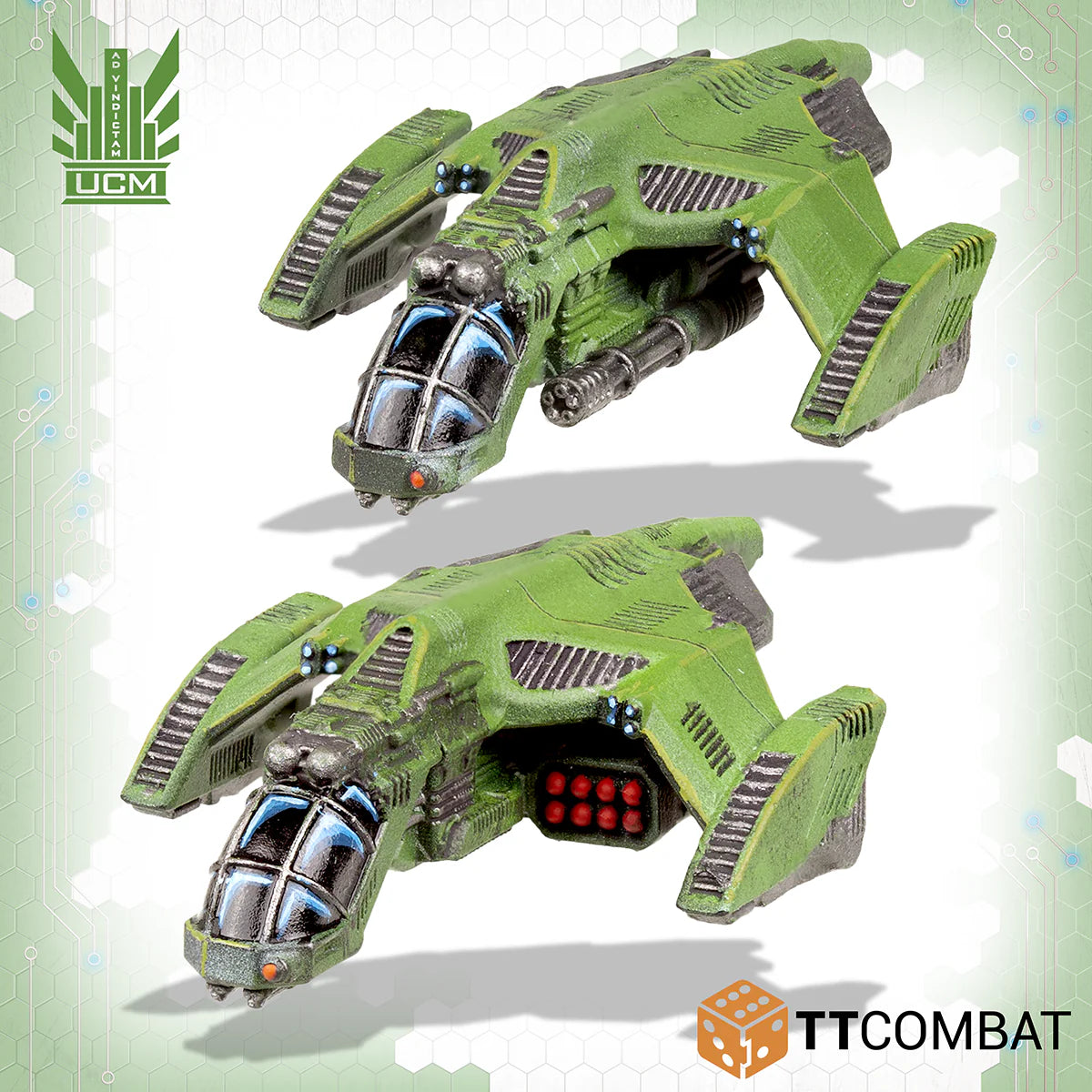 Dropzone Commander UCM Ferrum Falcon Gunship (*See Per Order Flat Rate Shipping)
