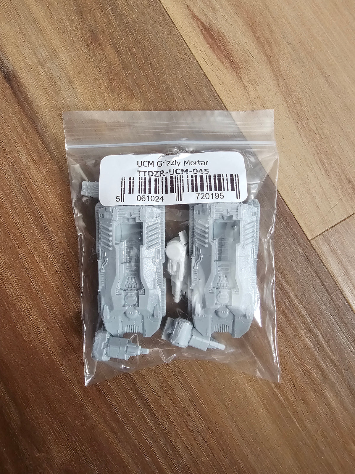 DropZone Commander UCM Grizzly Mortar (bag) (*See Per Order Flat Rate Shipping)