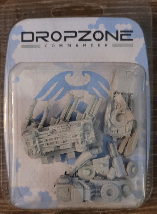 DropZone Commander AA Gun Wagons (*See Per Order Flat Rate Shipping)