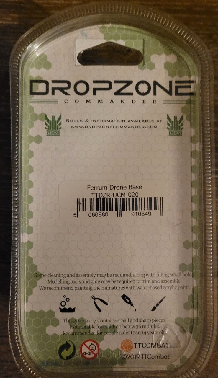 Dropzone Commander Ferrum Drone Base (*See Per Order Flat Rate Shipping)