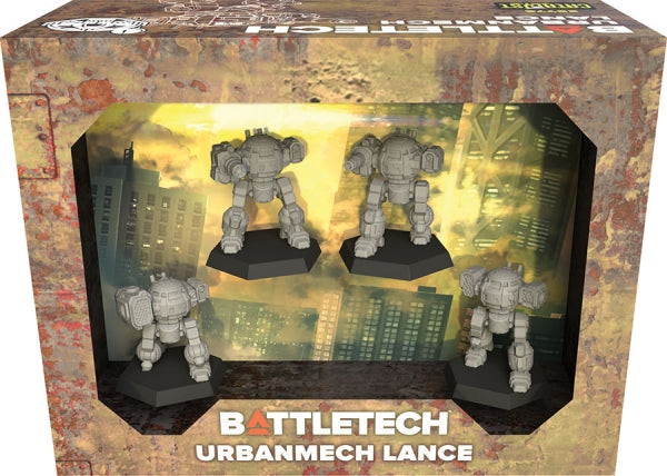 Battletech UrbanMech Lance Miniature Pack (*See Per Order Flat Rate Shipping)