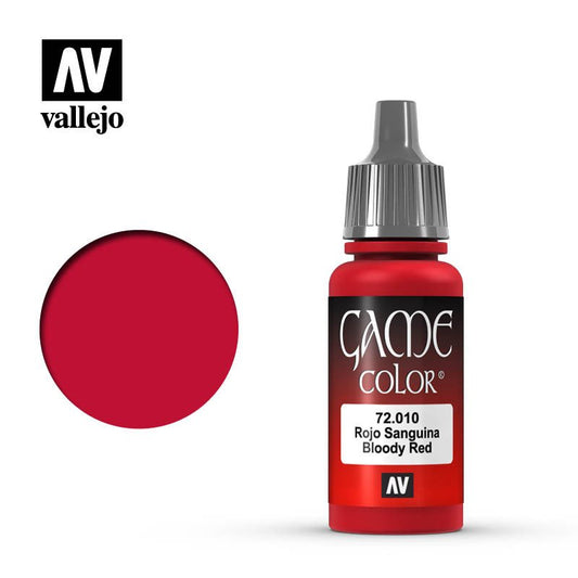 Vallejo Paint Game Color Bloody Red 72010  (*See Per Order Flat Rate Shipping)