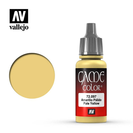 Vallejo Paint Game Color Pale Yellow 72097  (*See Per Order Flat Rate Shipping)