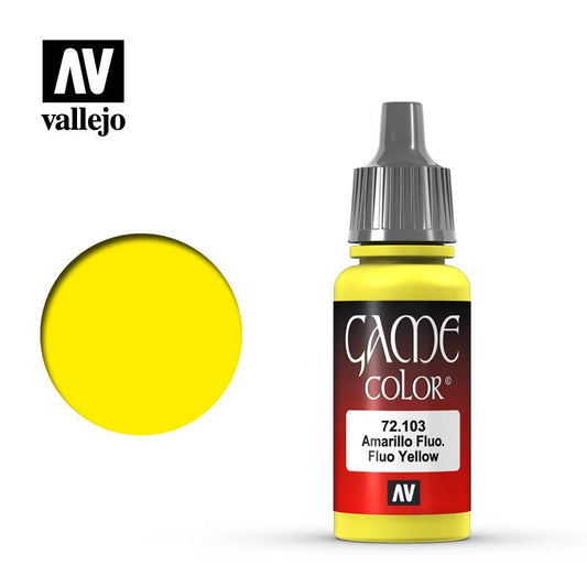 Vallejo Paint Game Color Fluo. Yellow 72103 (*See Per Order Flat Rate Shipping)