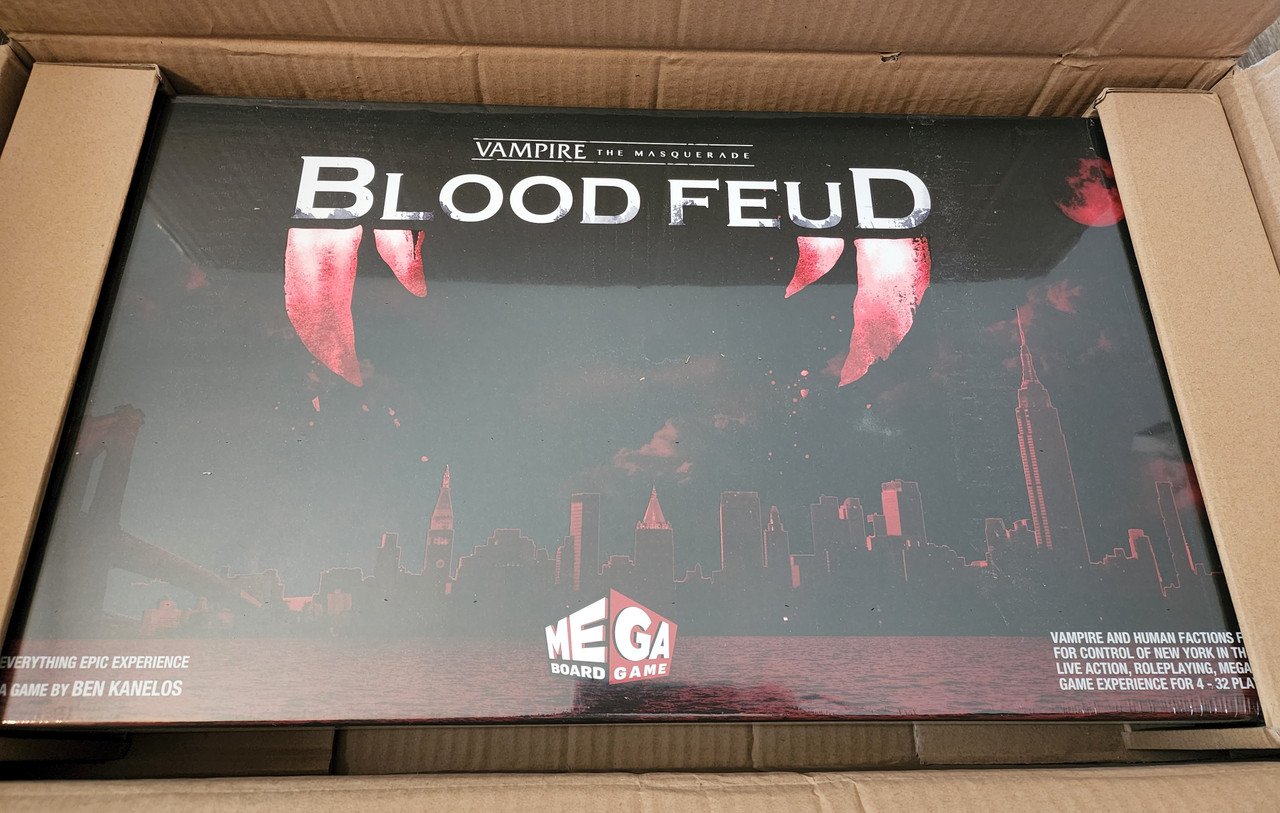 Vampire the Masquerade Blood Feud RPG (*See Per Order Flat Rate Shipping)