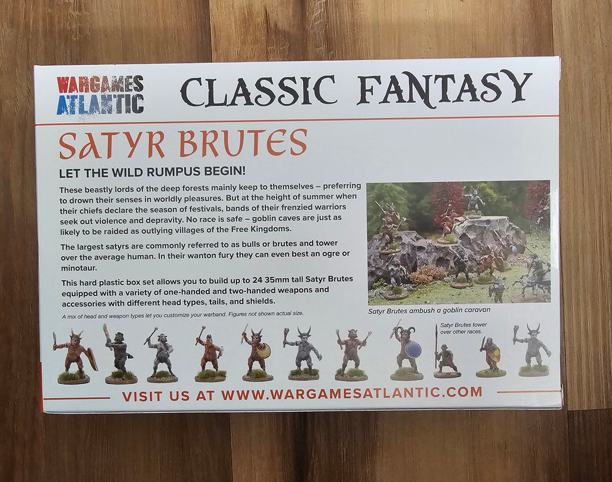 Wargames Atlantic Satyr  Brutes (*See Per Order Flat Rate Shipping)