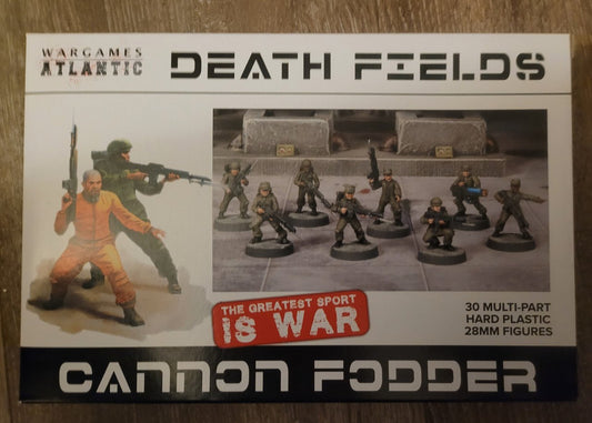 Wargames Atlantic Death Fields Cannon Fodder (30)(*See Per Order Flat Rate Shipping)