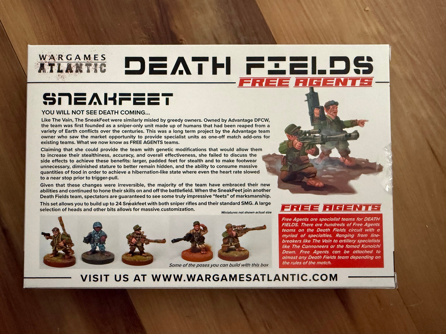 Wargames Atlantic Sneakfeet (*See Per Order Flat Rate Shipping)