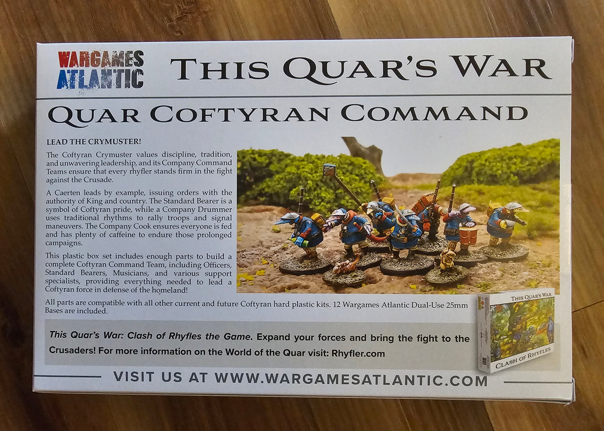 Wargames Atlantic Quar Coftyran Command (*See Per Order Flat Rate Shipping)
