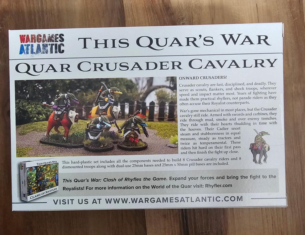 Wargames Atlantic Quar Crusader Cavalry (*See Per Order Flat Rate Shipping)