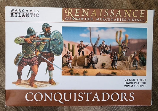 Wargames Atlantic Renaissance Conquistadors (24) (*See Per Order Flat Rate Shipping)