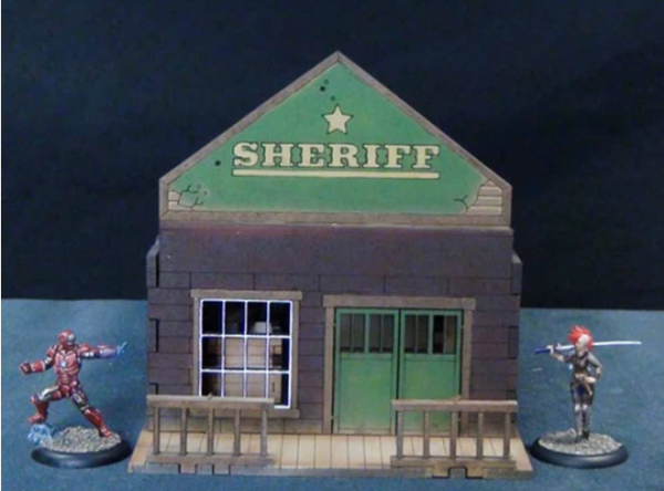 Wild West Scenics: Sheriff's Office (28-32mm) (*See Per Order Flat Rate Shipping)