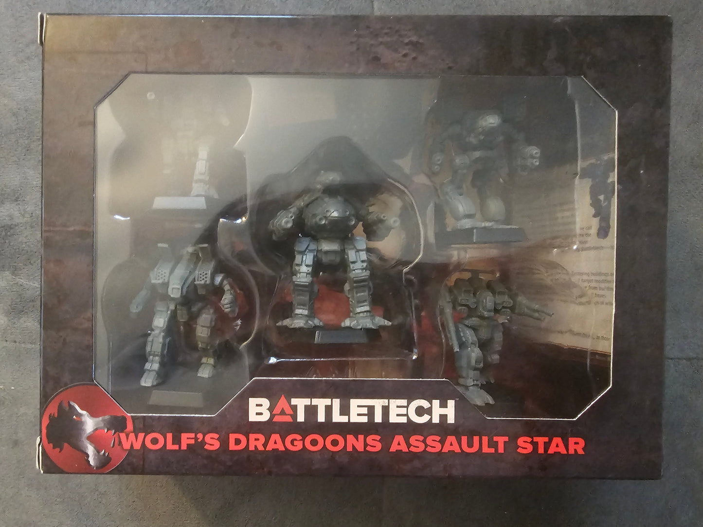 BattleTech Wolf's Dragoon's Assault Star Miniature Force Pack (*See Per Order Flat Rate Shipping)