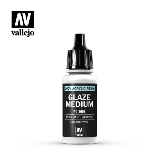 Vallejo Mediums: Glaze Medium 70596 (*See Per Order Flat Rate Shipping)