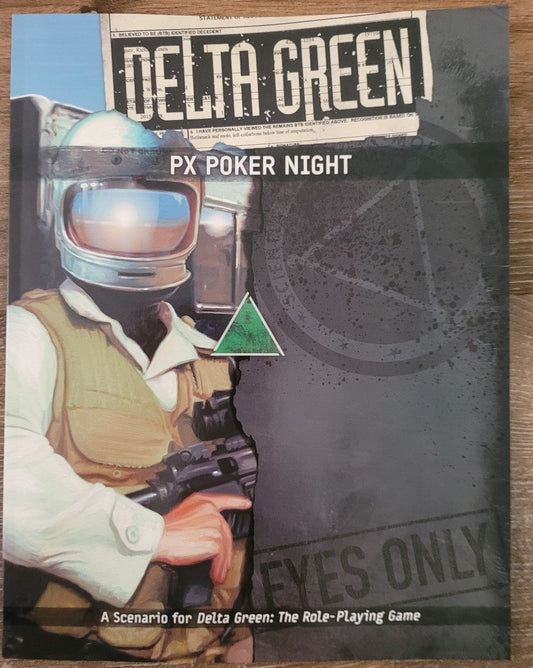 Delta Green RPG PX Poker Night (*See Per Order Flat Rate Shipping)