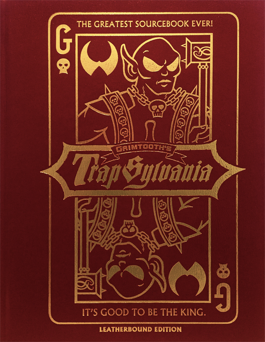 Grimtooth's Trapsylvania (Leatherbound, Limited)(DCC RPG Sourcebook) (*See Per Order Flat Rate Shipping)