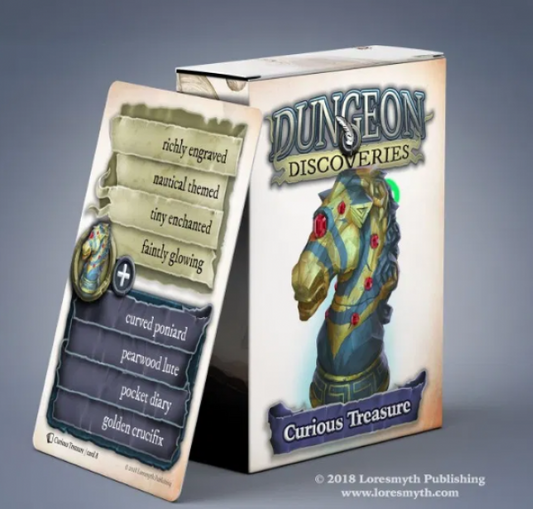 Dungeon Discoveries Curious Treasure Card Deck (*See Per Order Flat Rate Shipping)