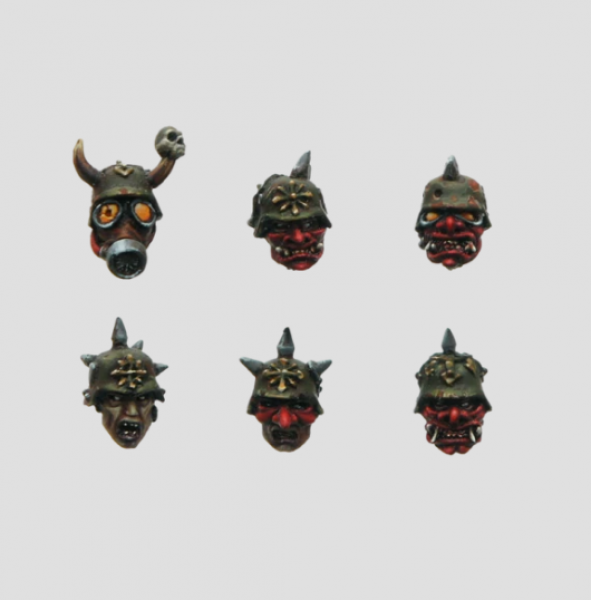 MaxMini Fallen Legionnaire Heads (10) (*See Per Order Flat Rate Shipping)