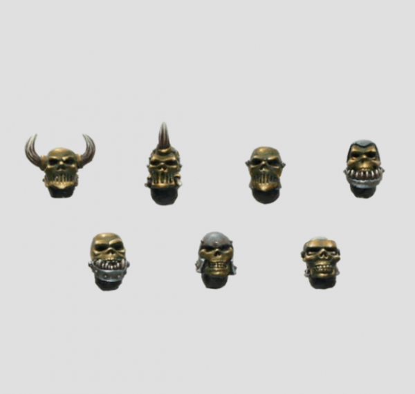 Max Mini Skull Tribe Helmets (10) (*See Per Order Flat Rate Shipping)