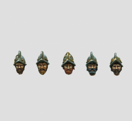 MaxMini Conquistador Heads (10) (*See Per Order Flat Rate Shipping)
