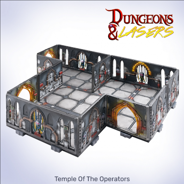 Temple of the Operators Dungeons & Lasers Terrain (*See Per Order Flat Rate shipping