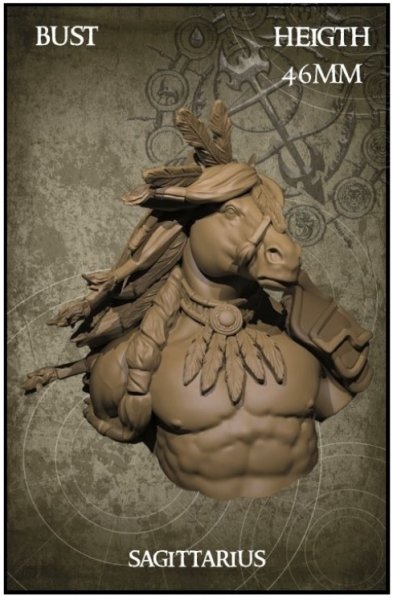 Yedharo Model Kit Sagittarius Bust (*See Per Order Flat Rate Shipping)