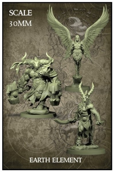 Yedharo Model Kit Eath Element Pack (30mm Scale) (*See Per Order Flat Rate Shipping)