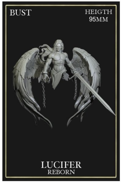 Yedharo Model Kit Lucifer Reborn Bust