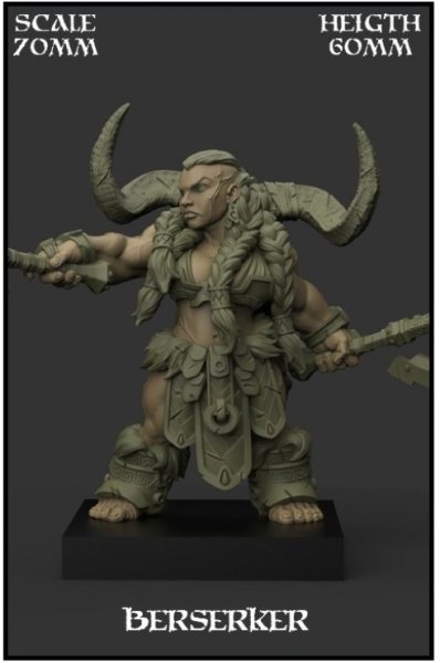 Yedharo Model Kit Berserker (70mm Scale) (*See Per Order Flat Rate Shipping)