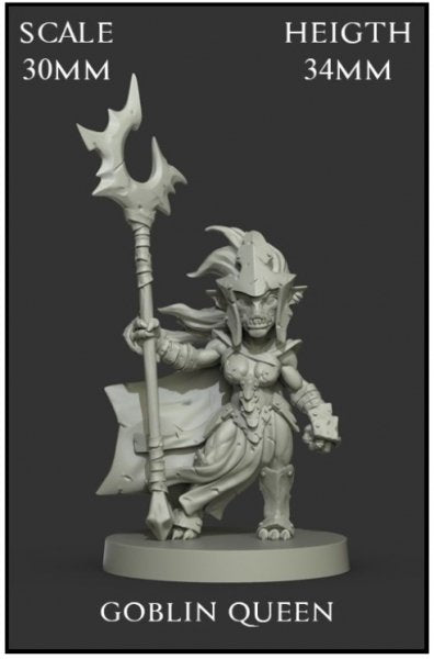 Yedharo Model Kit Goblin Queen (30mm Scale) (*See Per Order Flat Rate Shipping)