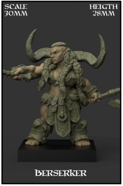 Yedharo Model Kit Berserker (30mm Scale) (*See Per Order Flat Rate Shipping)