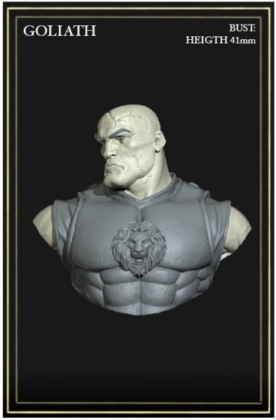 Yedharo Model Kit Goliath Bust (*See Per Order Flat Rate Shipping)