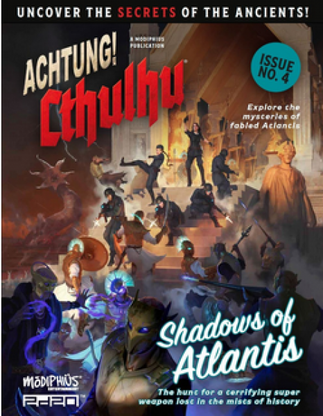 Achtung! Cthulhu Shadows of Atlantis 2d20 Edtion (*See Per Order Flat Rate Shipping)