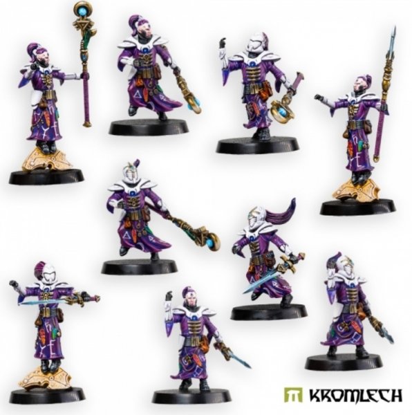 Kromlech Miniatures Sindari Warsigners Council (9)(*See Per Order Flat Rate Shipping)