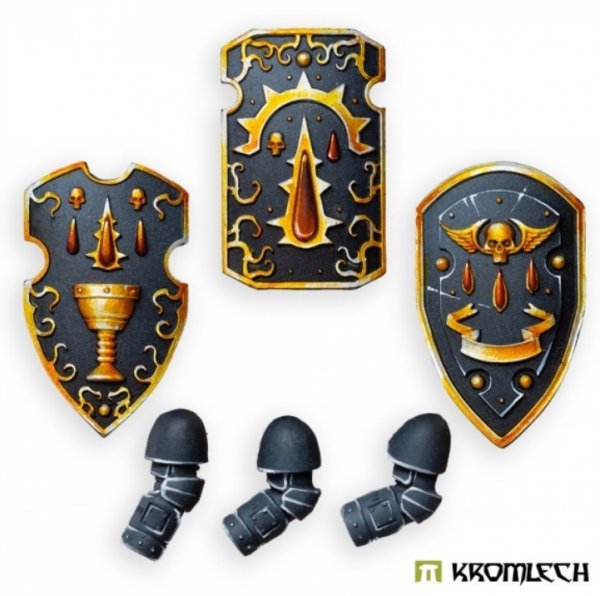 Kromlech Conversion Bitz Seraphim Knight Thunder Shields (3) (*See Per Order Flat Rate Shipping)