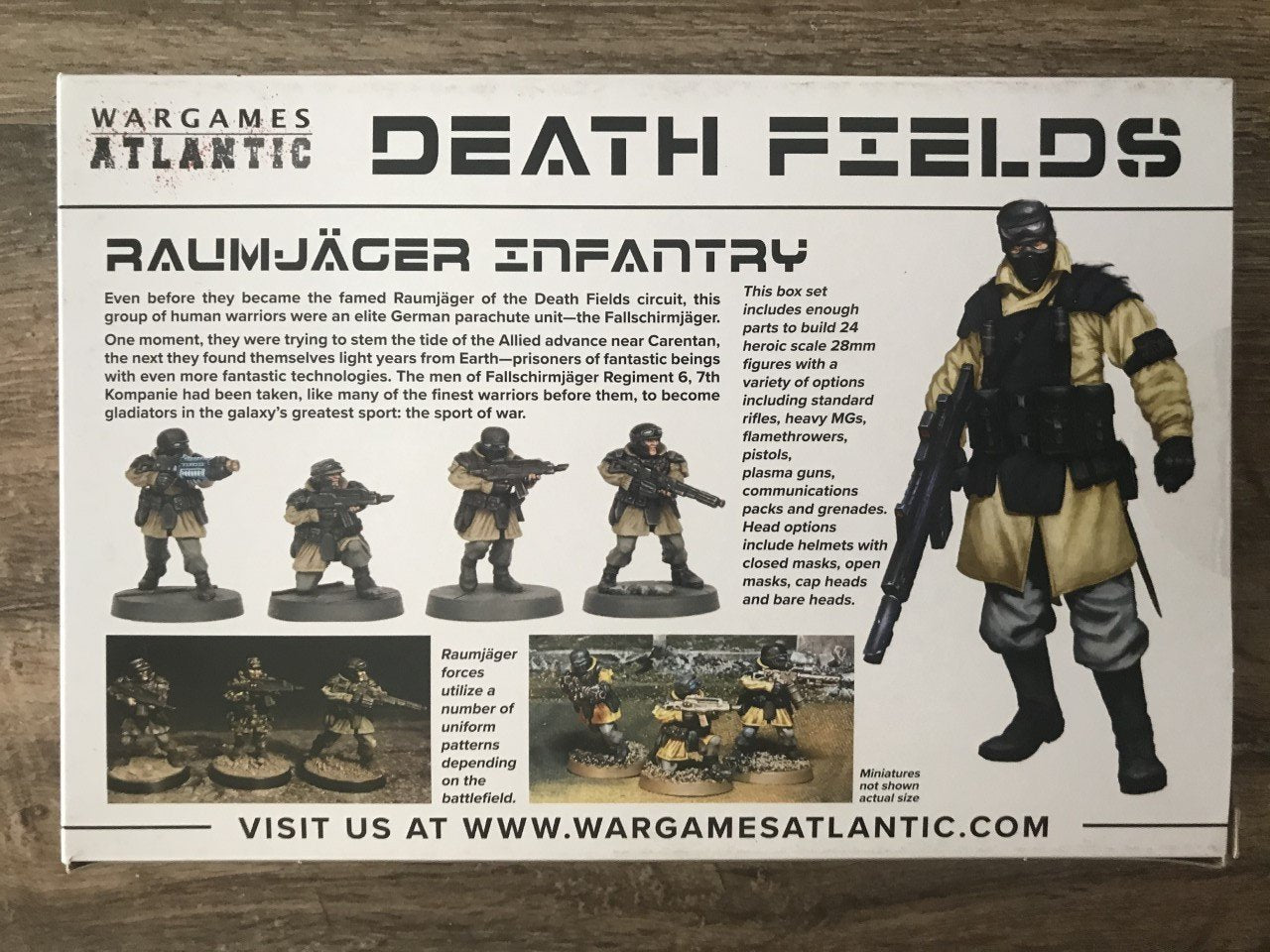 Death Fields Raumjager Infantry Imperial Guard Box (*See Per Order Flat Rate Shipping)