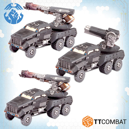 Dropzone Commander Kalium AA GUN Wagons (*See Per Order Flat Rate Shipping)